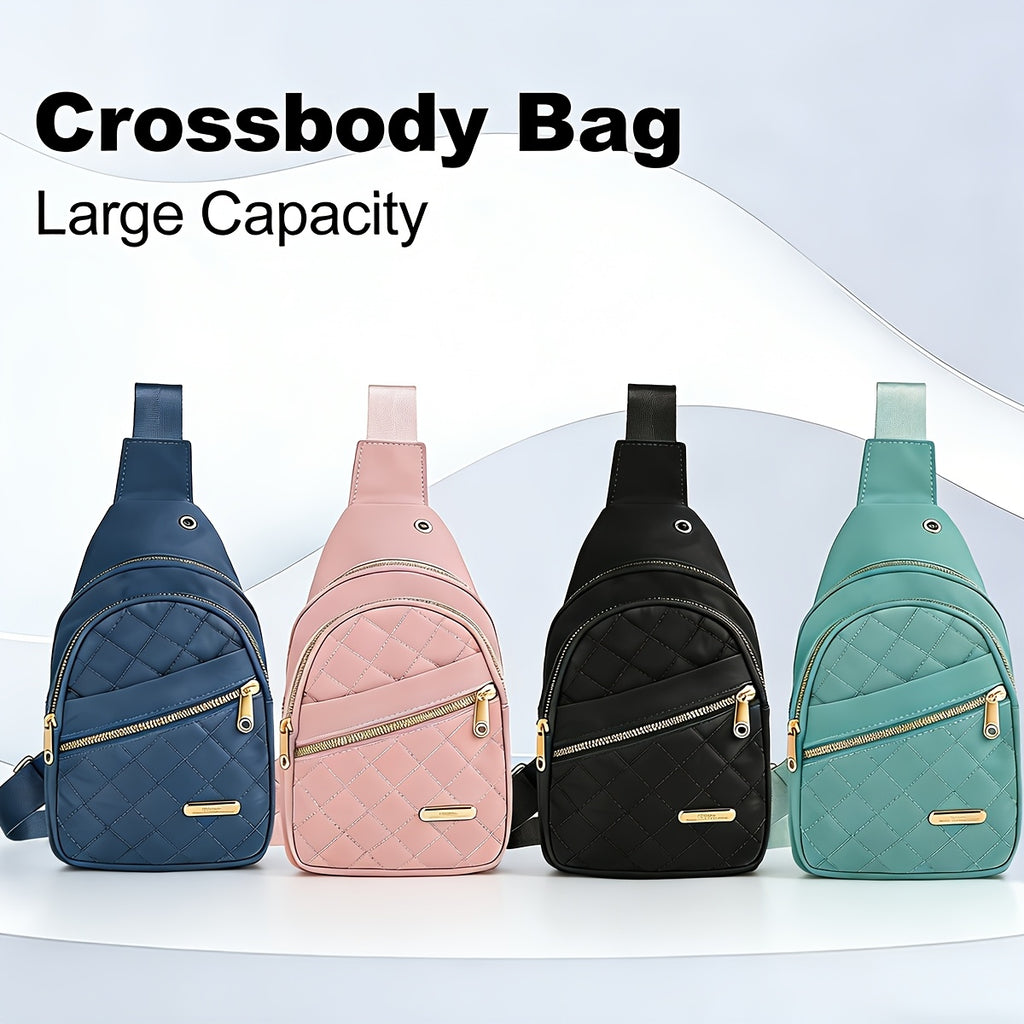 Small Sling Backpack Crossbody Sling for Women Men, Chest Daypack Fanny Pack Cross Body for Outdoors Hiking Traveling