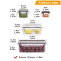 8-PC Airtight Food Storage Containers