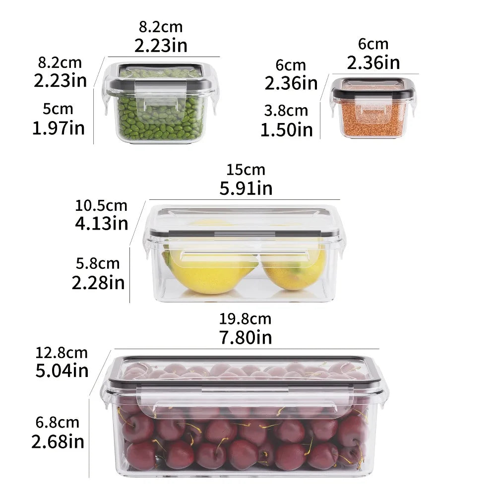 8-PC Airtight Food Storage Containers