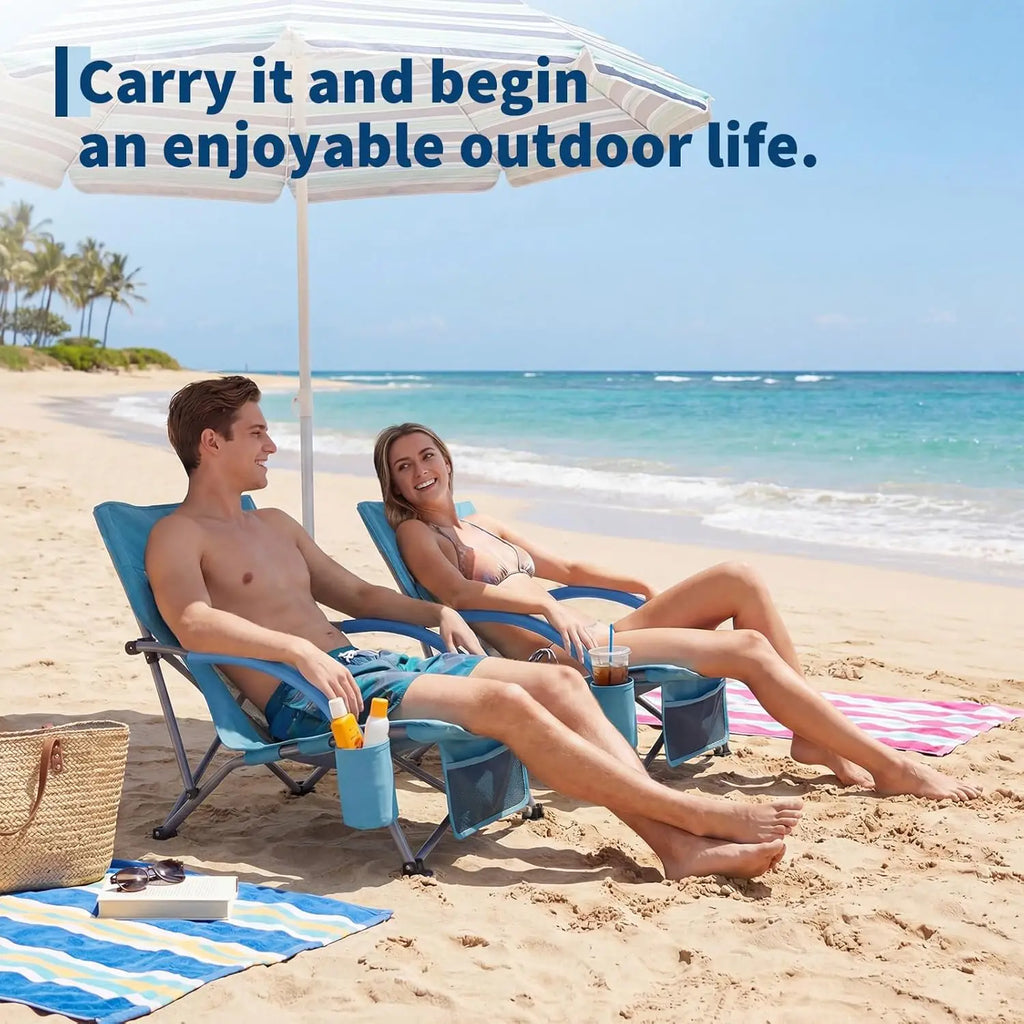 High Back Folding Beach Chair