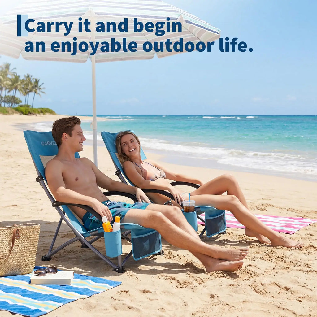 High Back Folding Beach Chair
