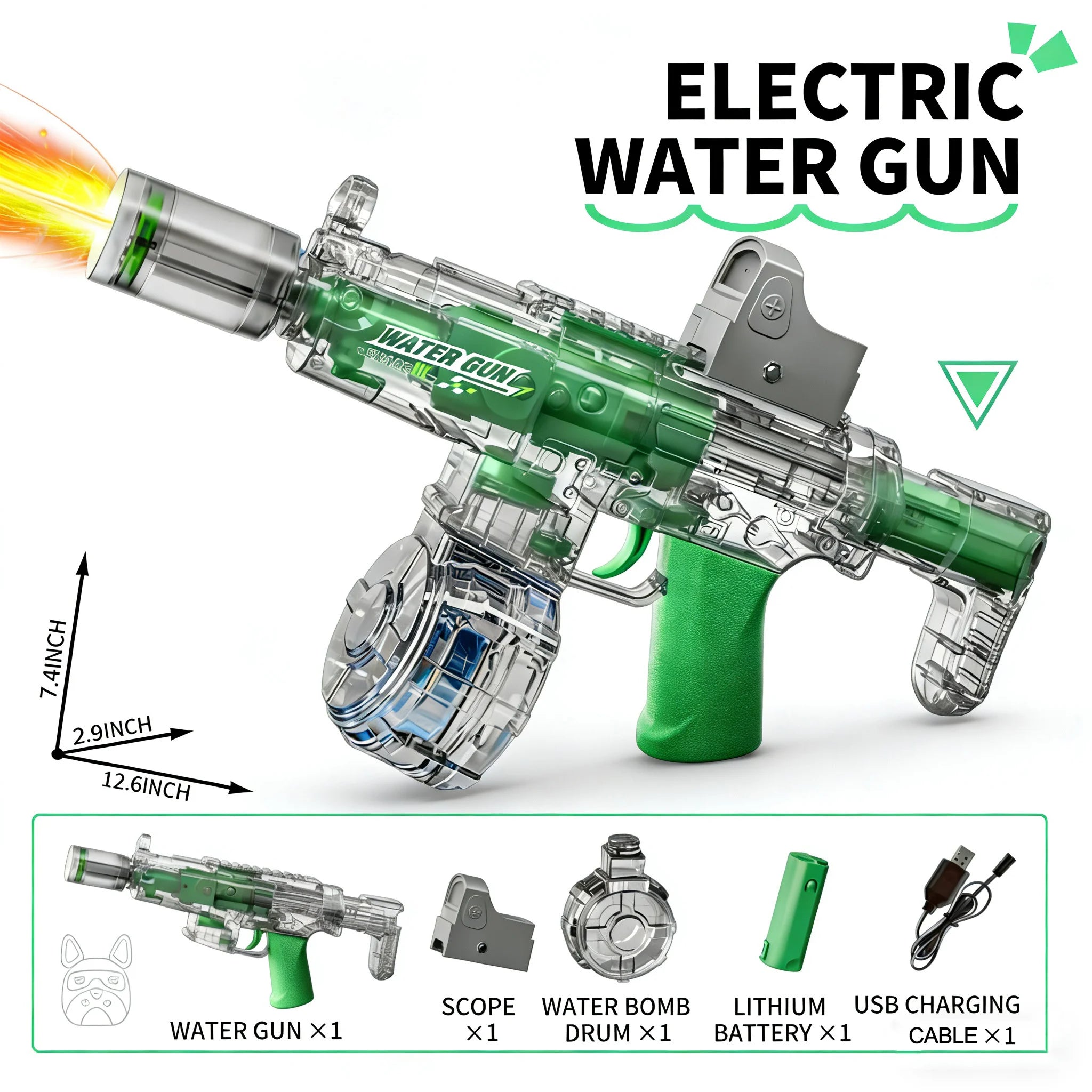 Electric Water Gun, Beach Toy